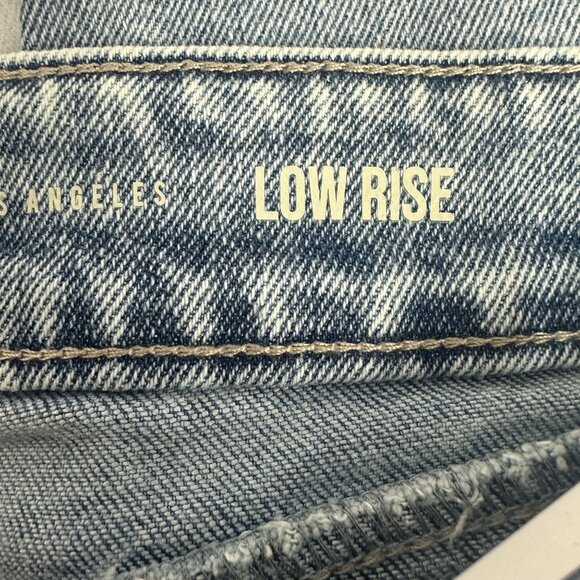 Rewash Womens Vintage Revival Low Rise Straight Jeans Size 13 Distressed Look - Picture 4 of 7